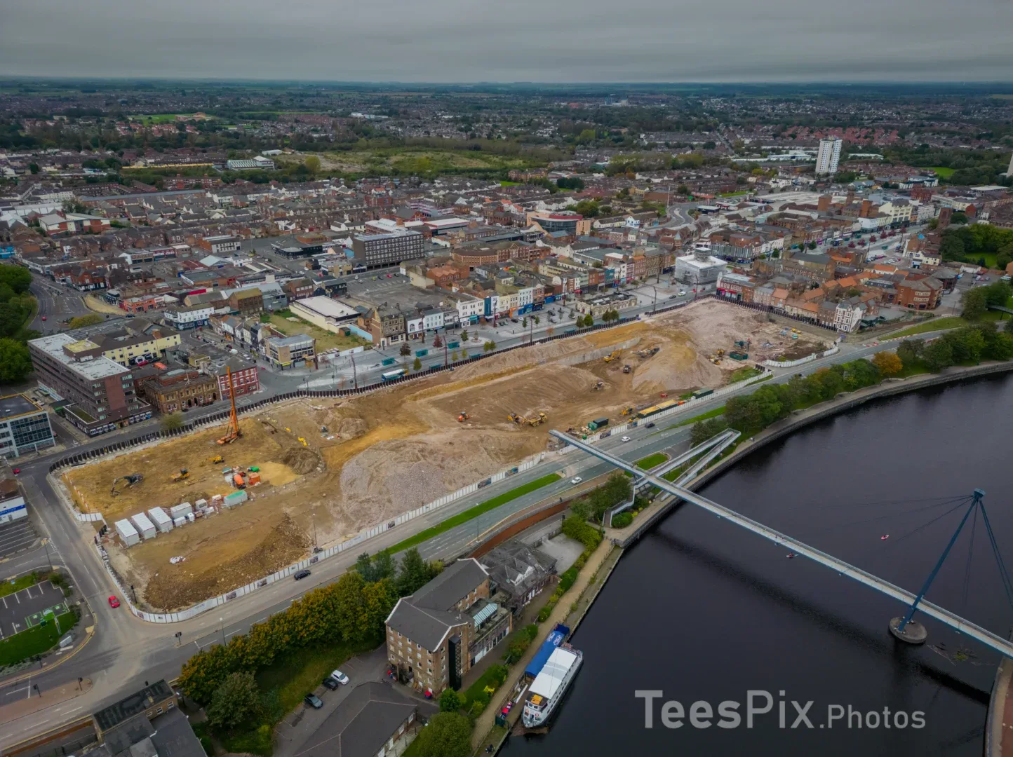 Stockton Waterfront site cleared of the former Castlegate Shopping Centre