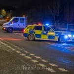 Head-on smash closed A693 on Friday Night