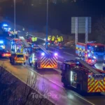 LIVE: Road Closed After A66 Horror Crash at Long Newton